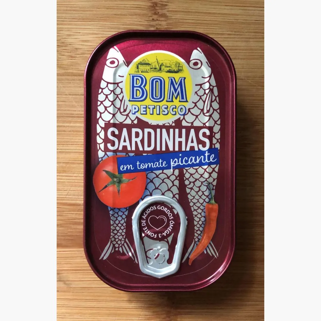 Bom Petisco Sardines in Hot Tomato-120gr