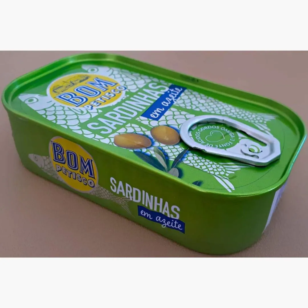 Bom Petisco Sardines in Olive Oil-120gr