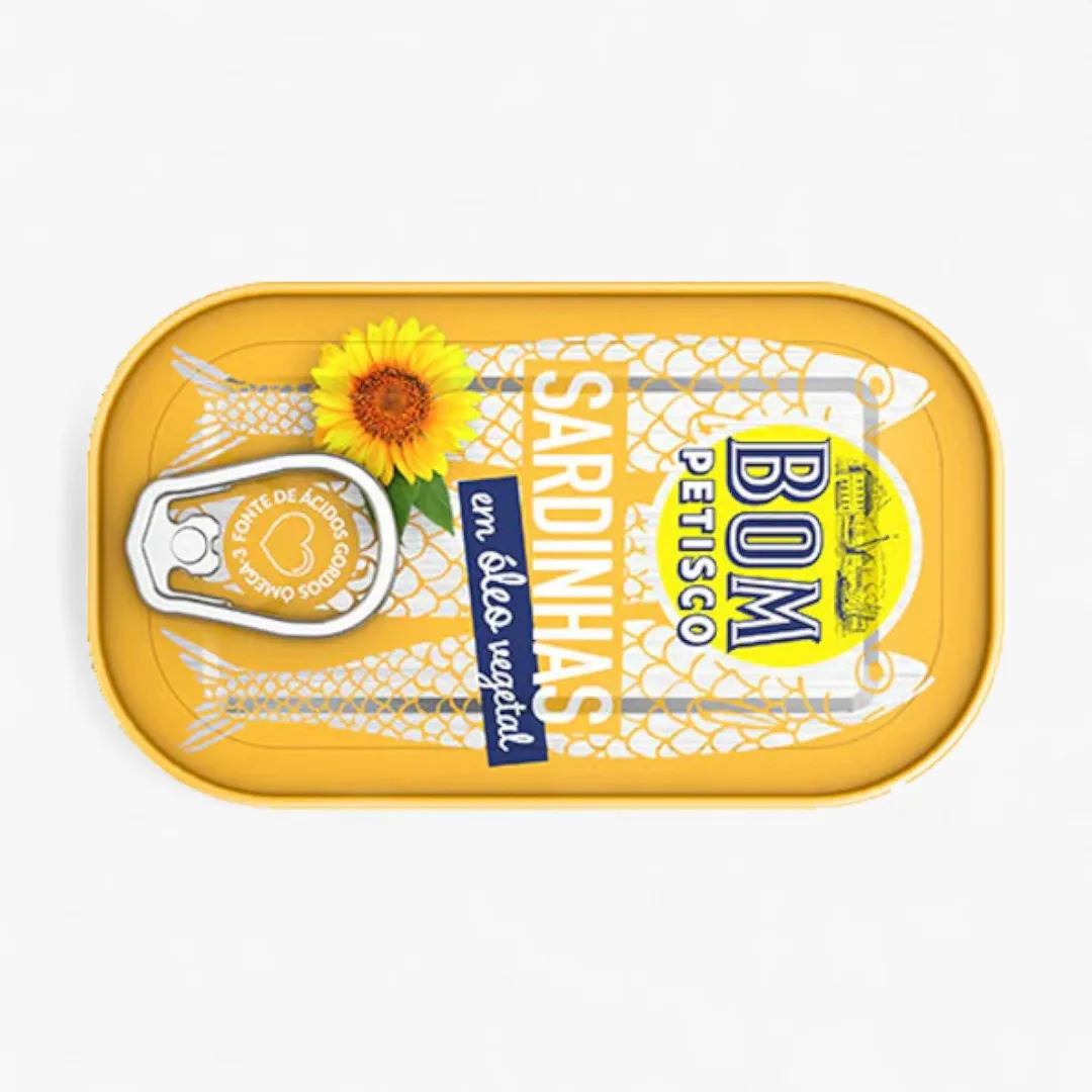 Bom Petisco Sardines in Sunflower Oil-120gr