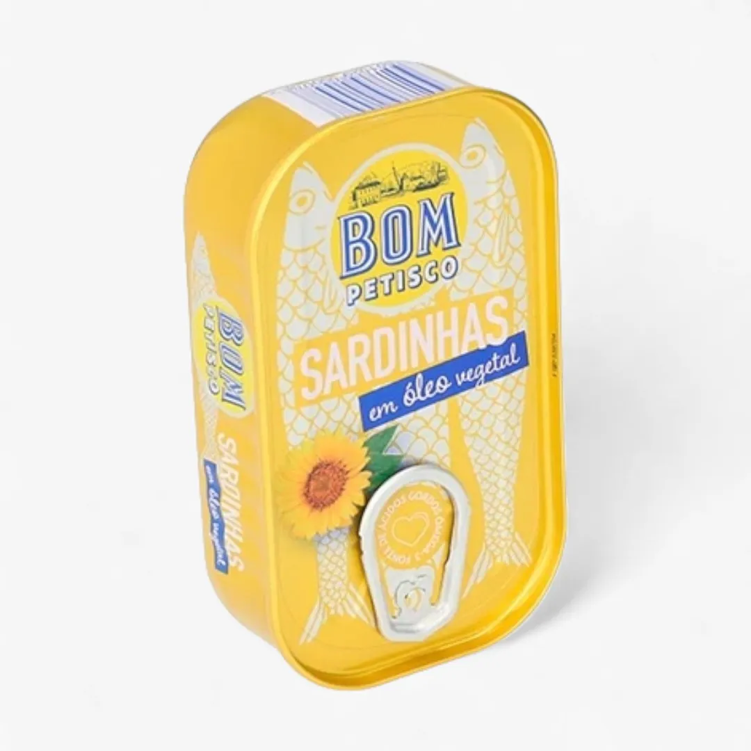 Bom Petisco Sardines in Sunflower Oil-120gr