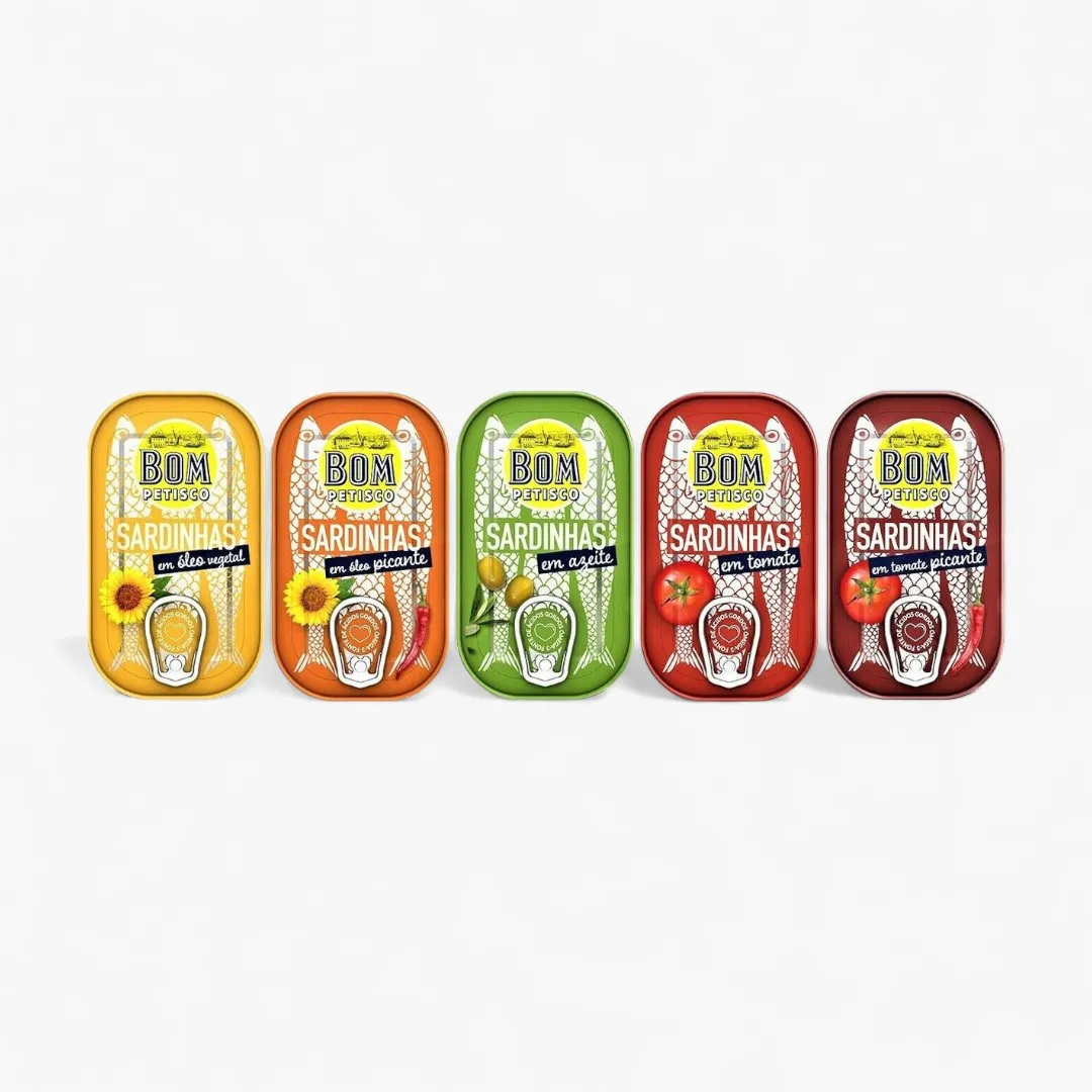 Bom Petisco Sardines in Sunflower Oil-120gr