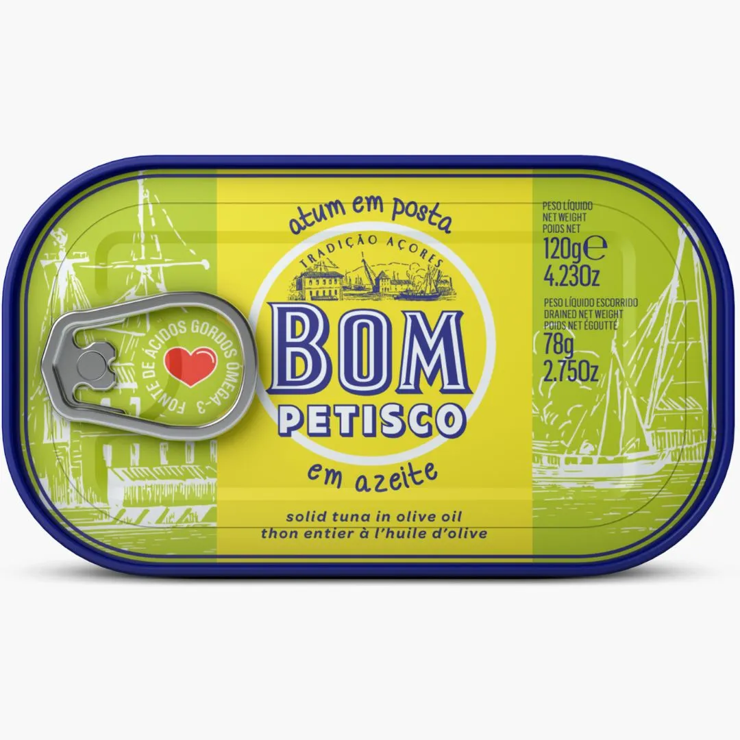 Bom Petisco Solid Tuna in Olive Oil - 120g