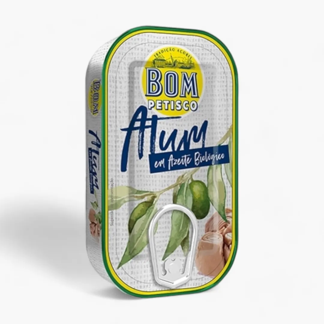 Bom Petisco Solid Tuna in Organic Olive Oil-120gr