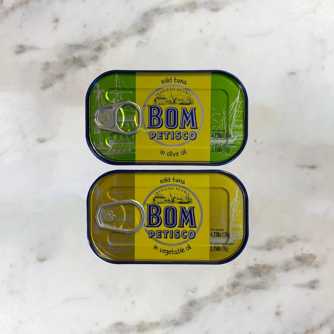 Bom Petisco Solid Tuna in Vegetable Oil - 120gr