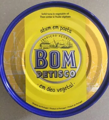 Bom Petisco Solid Tuna in Vegetable Oil - 385gr