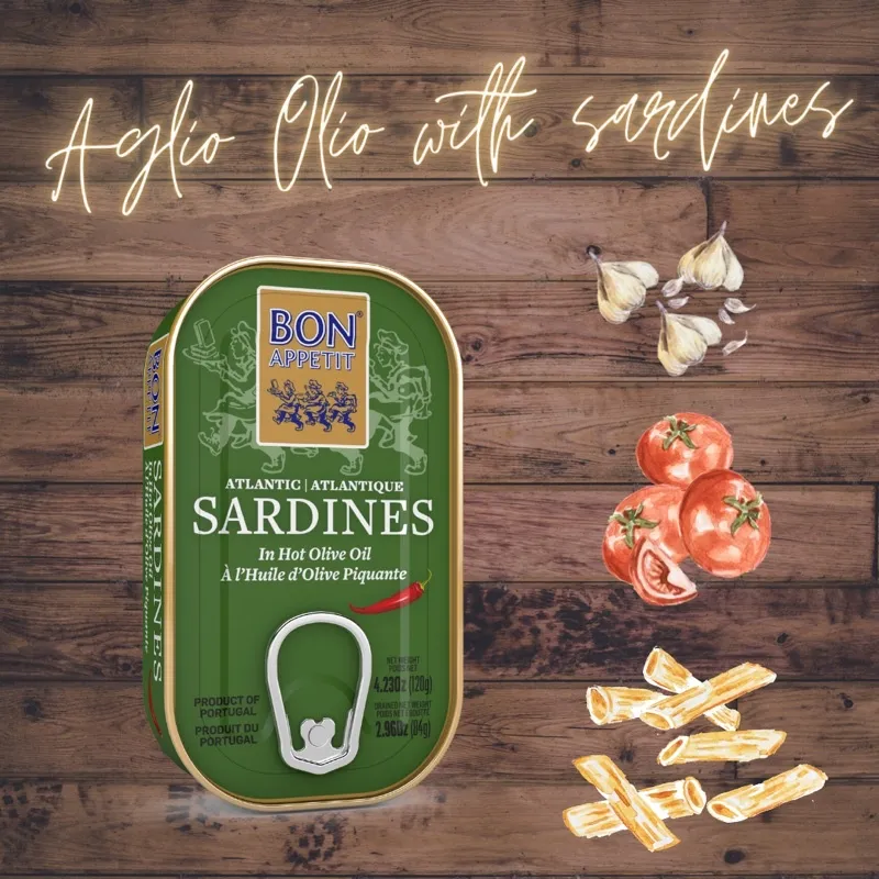 Bon Appetit Sardines in Hot Olive Oil