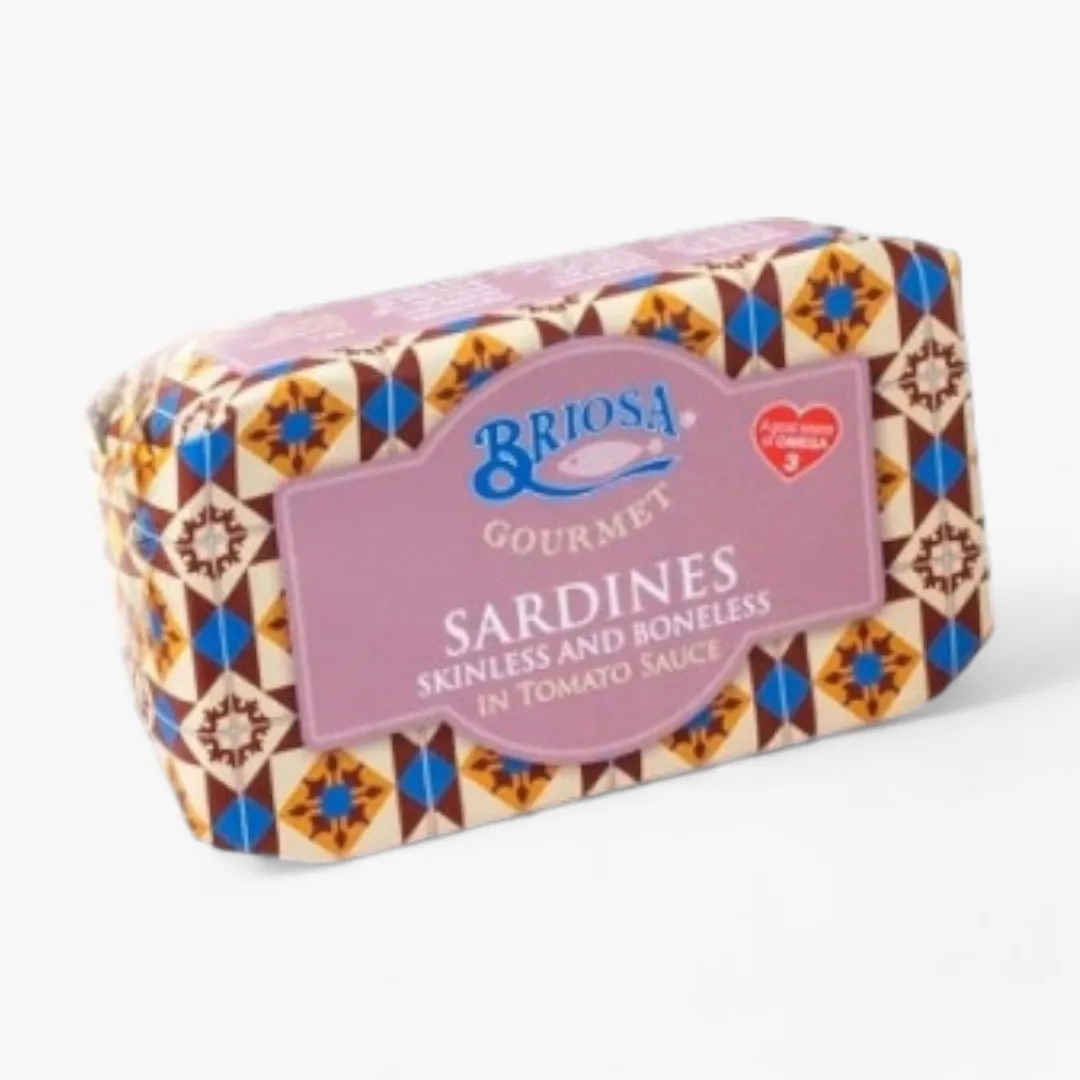 Briosa Gourmet Skinless and Boneless Sardines in Tomato Sauce