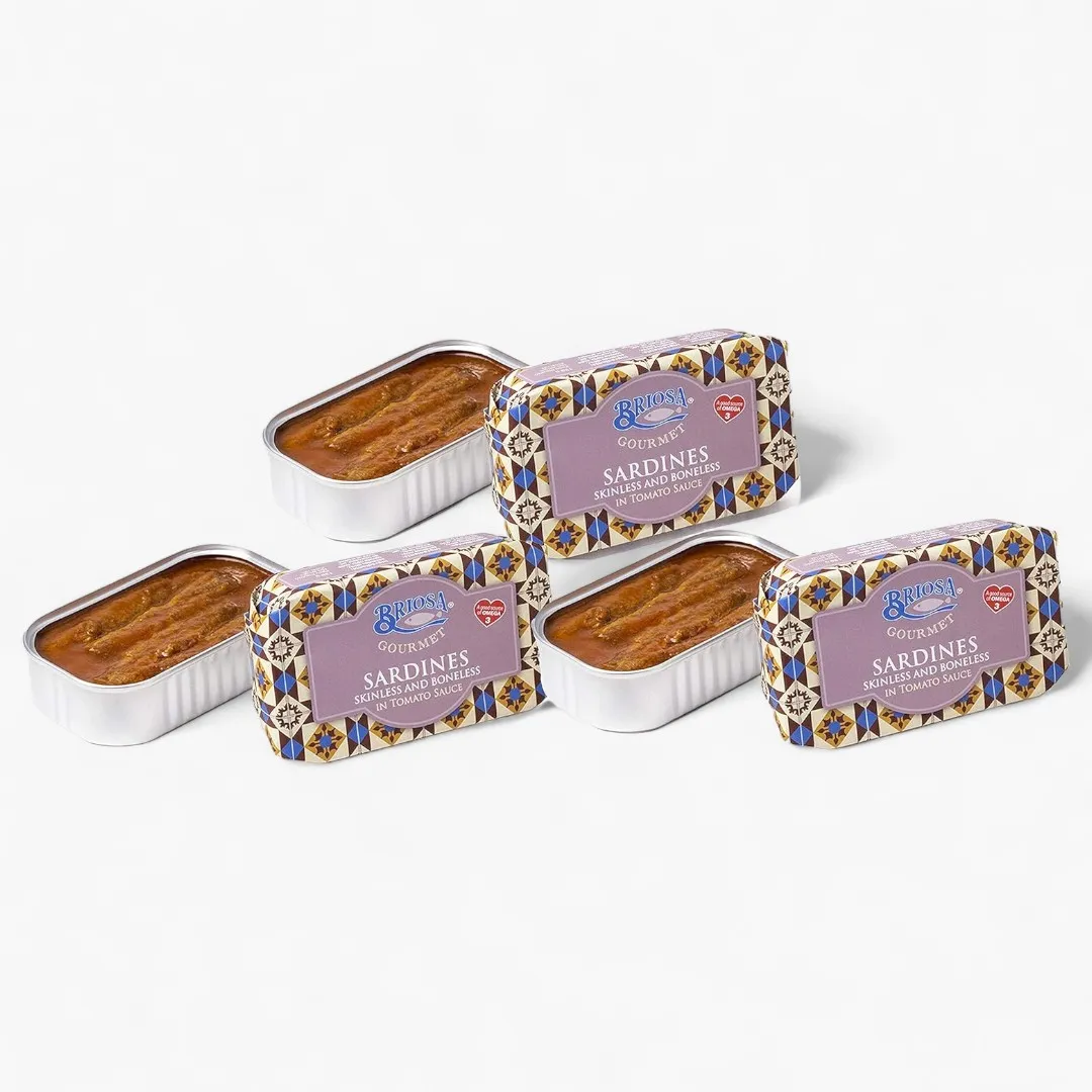 Briosa Gourmet Skinless and Boneless Sardines in Tomato Sauce