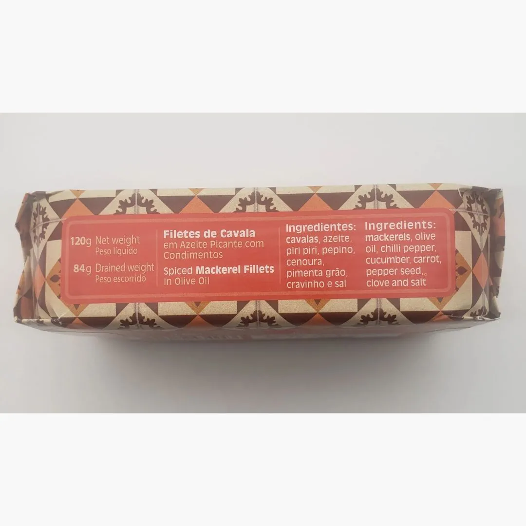 Briosa Gourmet Spiced Mackerel Fillets in Olive Oil