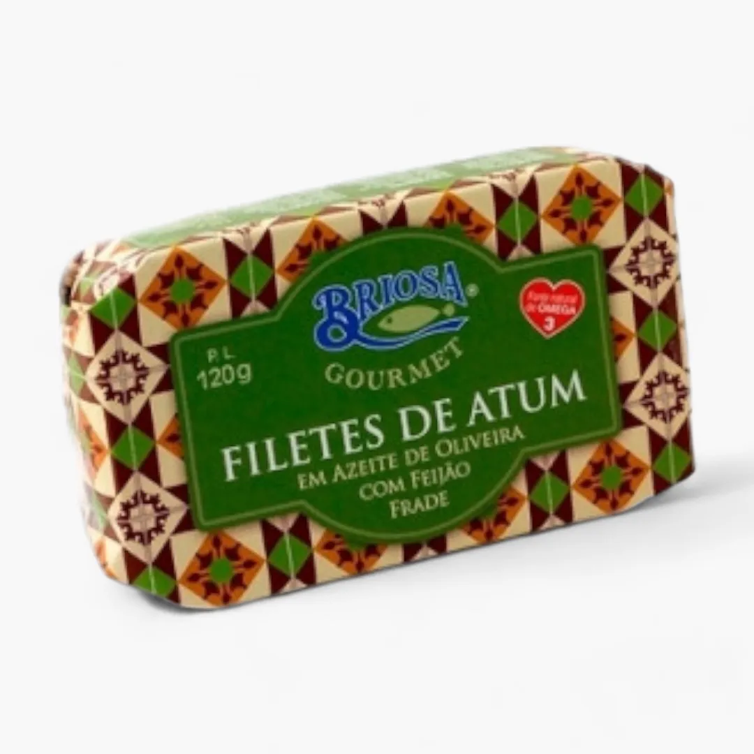 Briosa Gourmet Tuna Fillets in Olive Oil with Black Eyed Peas