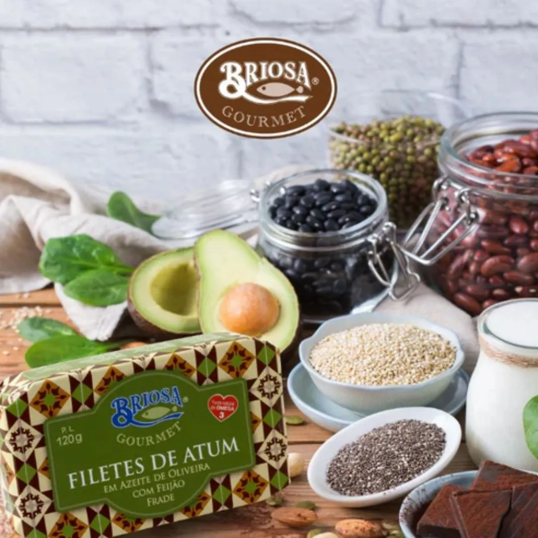 Briosa Gourmet Tuna Fillets in Olive Oil with Black Eyed Peas