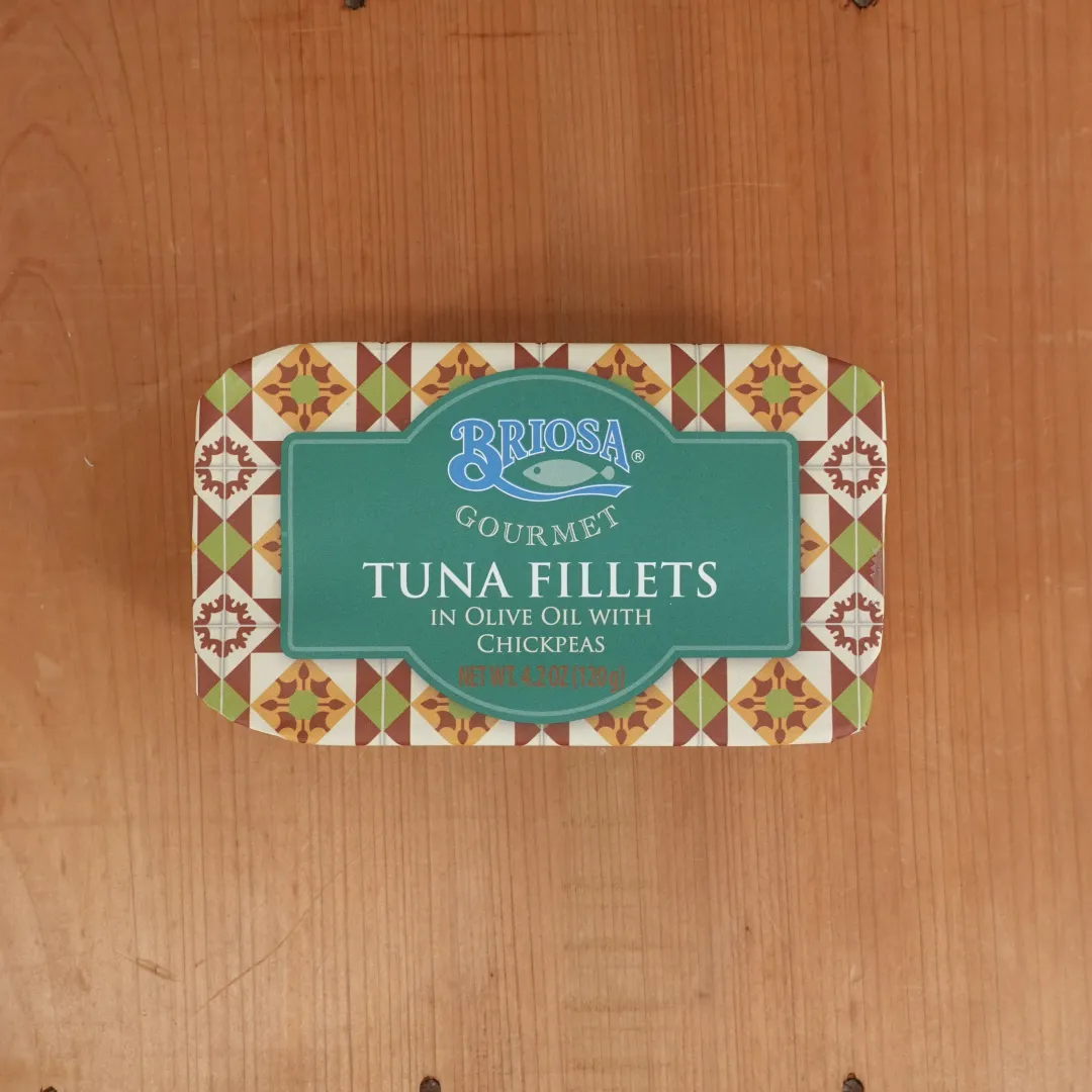 Briosa Gourmet Tuna Fillets in Olive Oil with Chick Peas