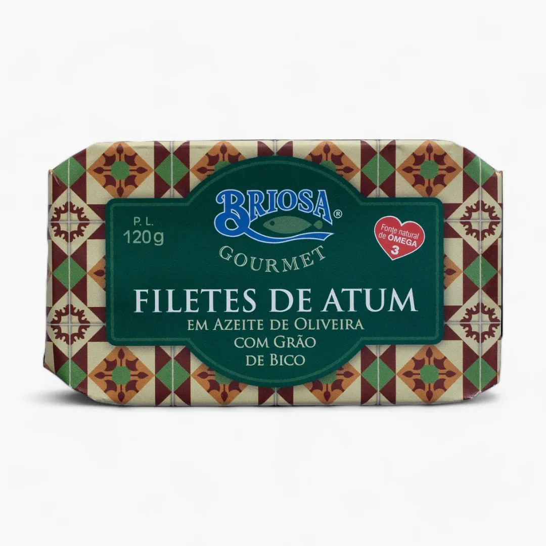 Briosa Gourmet Tuna Fillets in Olive Oil with Chick Peas