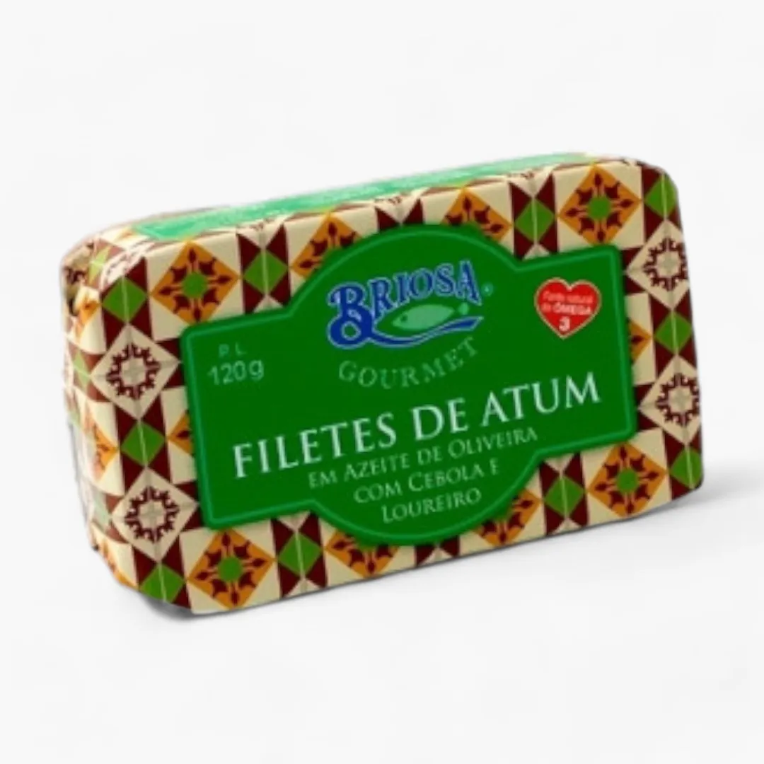 Briosa Gourmet Tuna Fillets in Olive Oil with Onion and Laurel