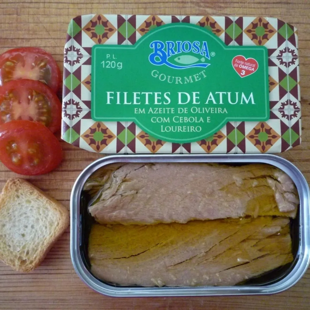 Briosa Gourmet Tuna Fillets in Olive Oil with Onion and Laurel