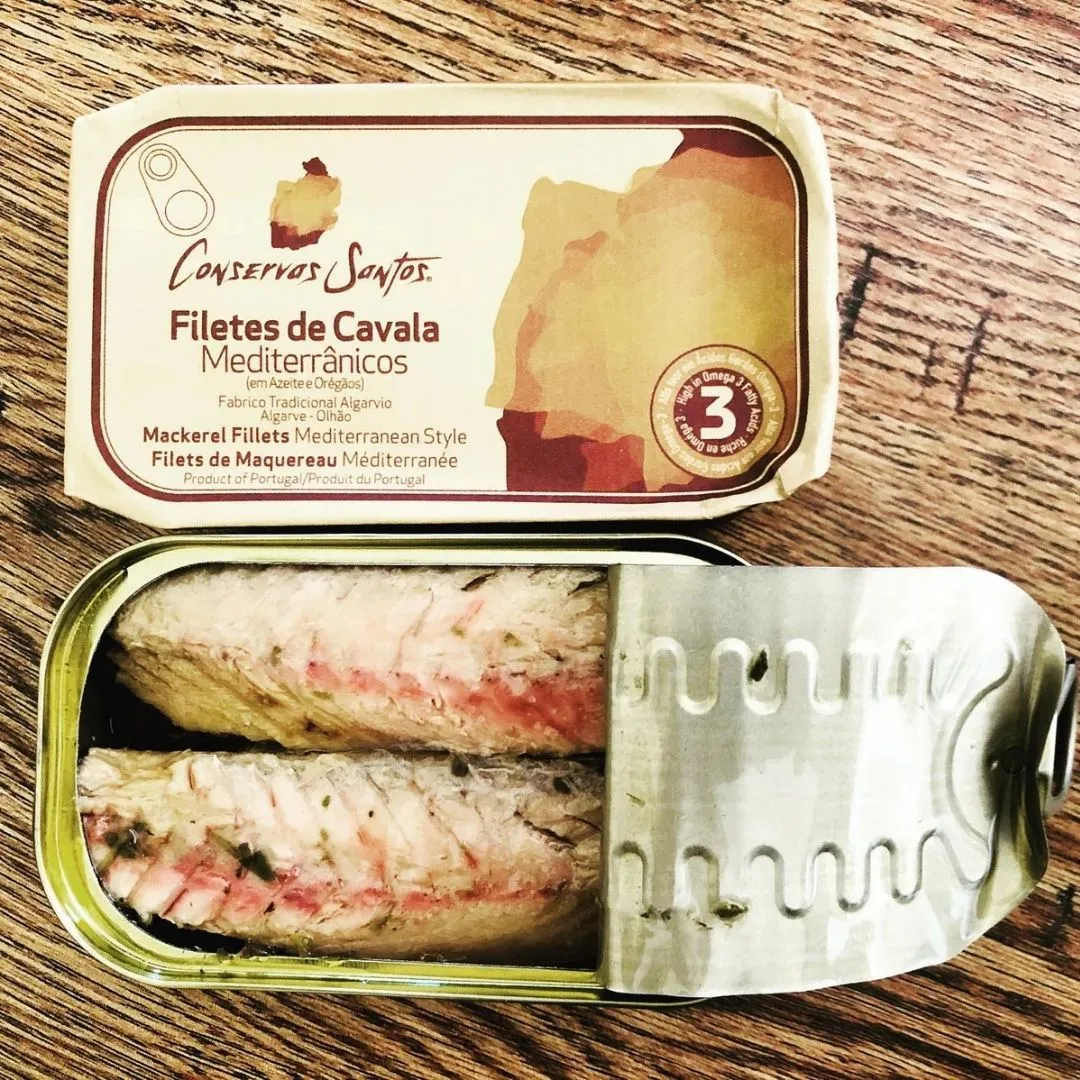 Conservas Santos Mackerel Fillets Mediterranean Style