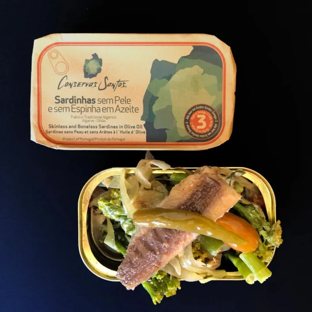 Conservas Santos Skinless and Boneless Sardines in Olive Oil