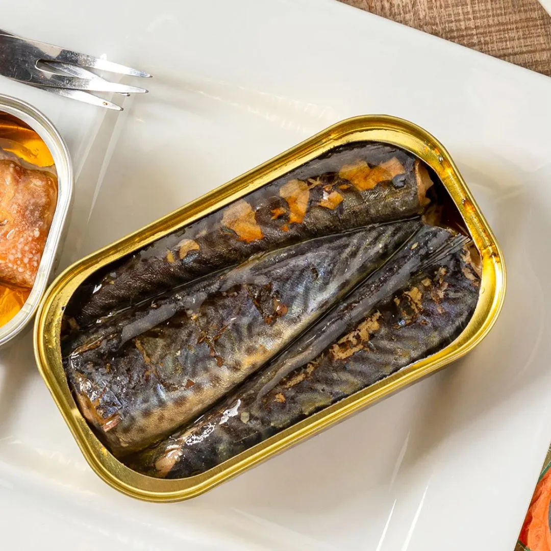 Conservas Santos Whole Mackerel in Olive Oil