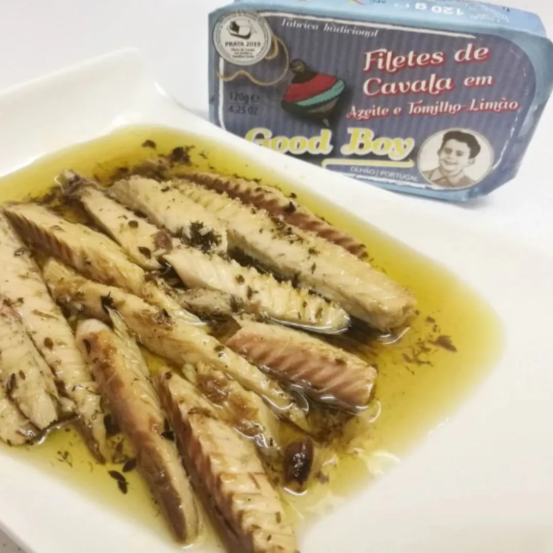 Good Boy Mackerel Fillets in Olive Oil with Thyme and Lemon