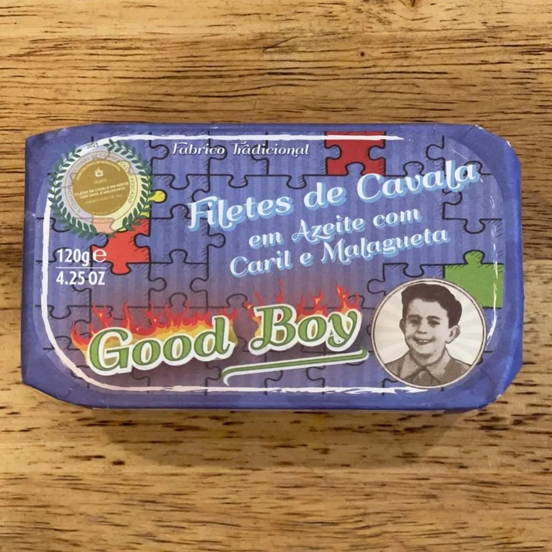 Good Boy Mackerel Fillets with Curry and Piri-Piri