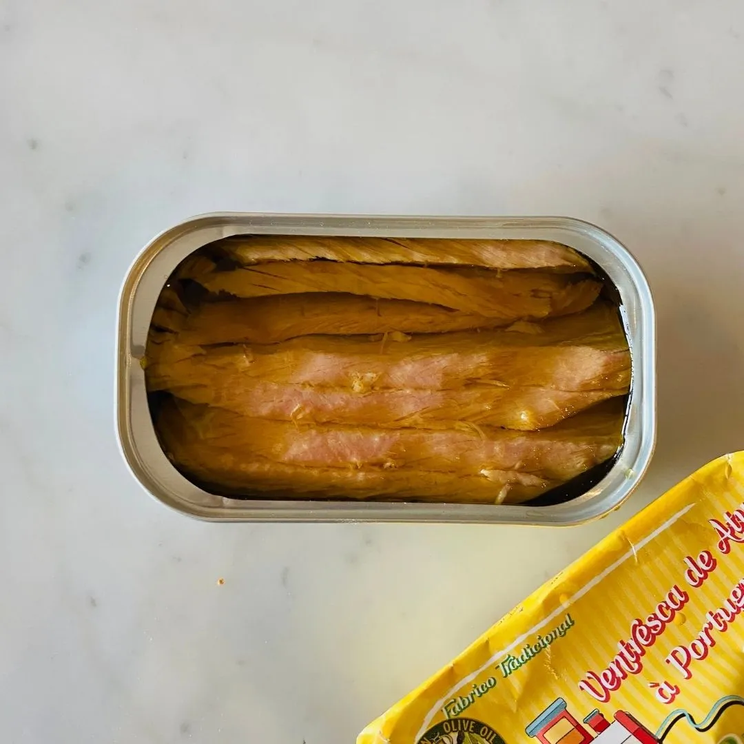 Good Boy Portuguese Tuna Ventresca (Tuna Belly) in Extra Virgin Olive Oil