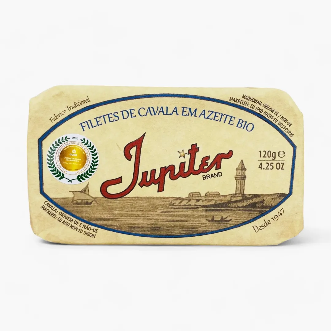 Jupiter Mackerel Fillets in Organic Olive Oil