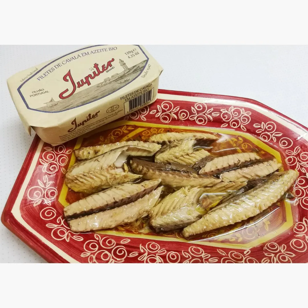 Jupiter Mackerel Fillets in Organic Olive Oil