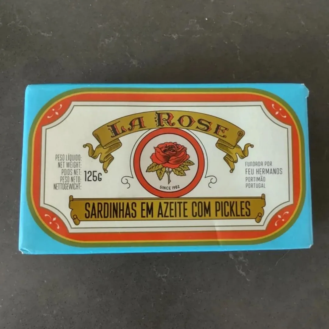 La Rose Sardines in Olive Oil with Pickles