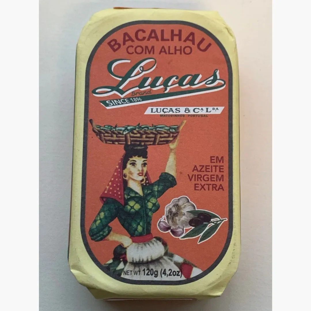 Luças Codfish in Olive Oil and Garlic