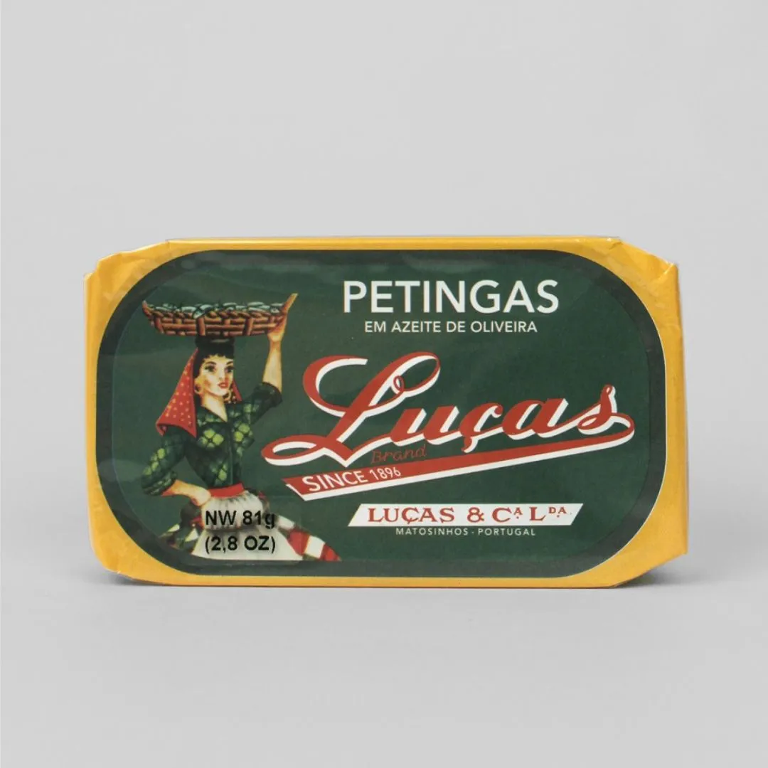 Luças Petingas in Olive Oil