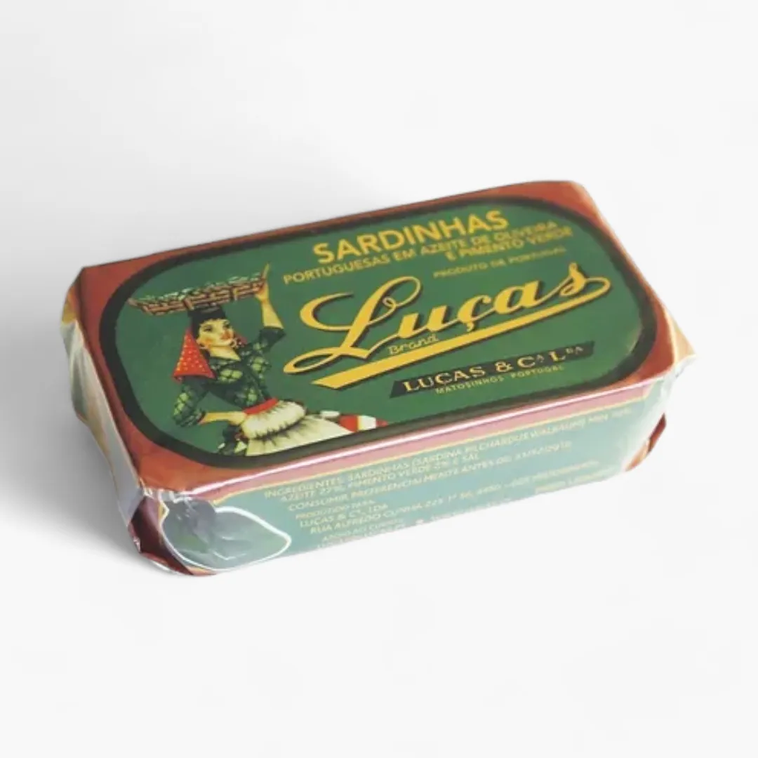 Luças Sardines in Olive Oil and Green Pepper