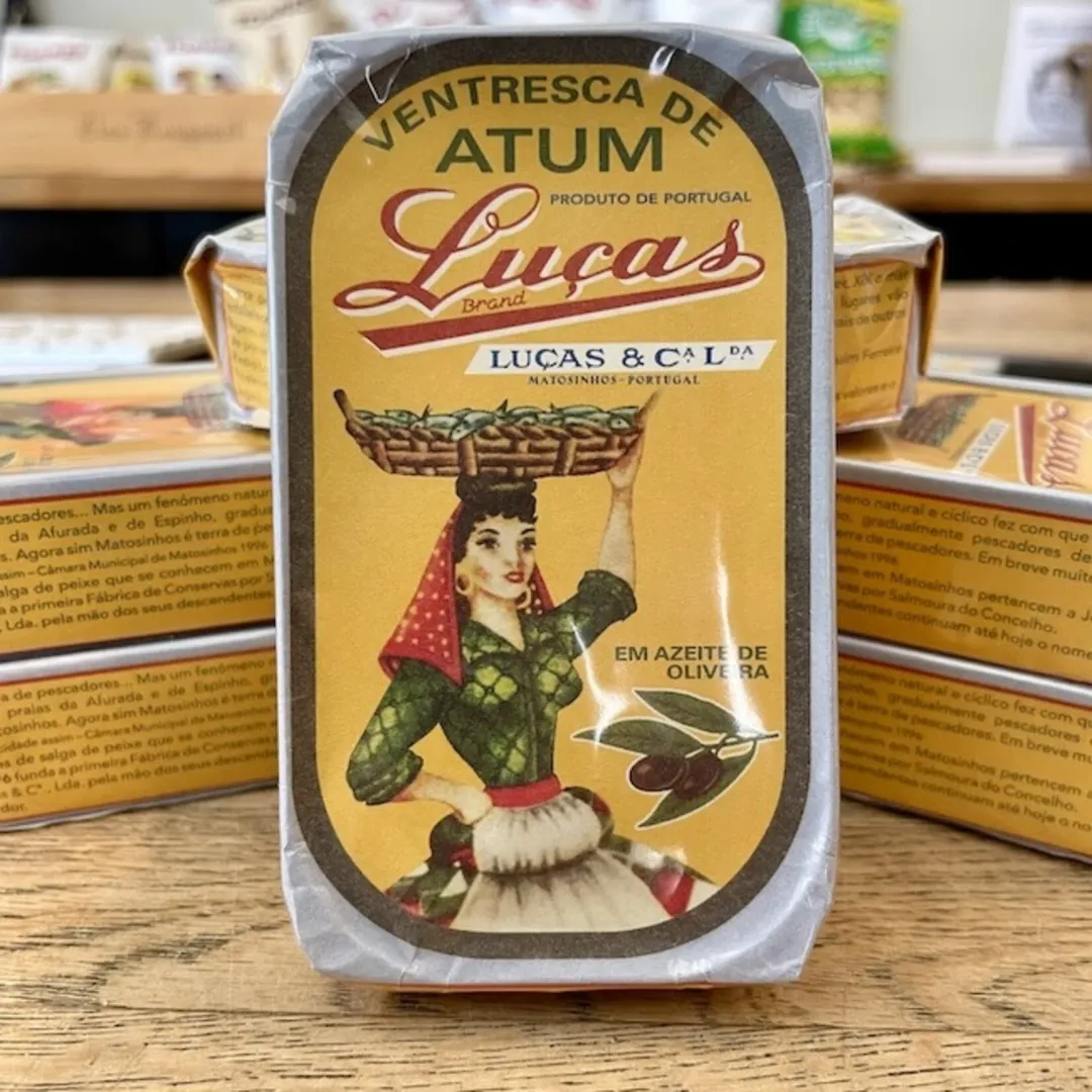 Luças Tuna Ventresca (Tuna Belly) Fillets in Olive Oil