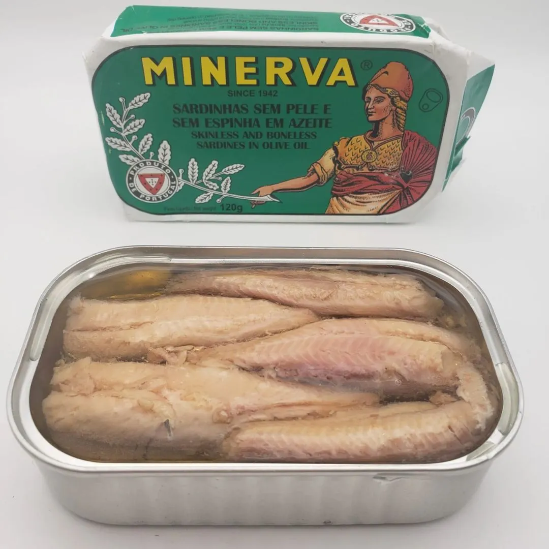 Minerva Skinless and Boneless Sardines in Olive Oil