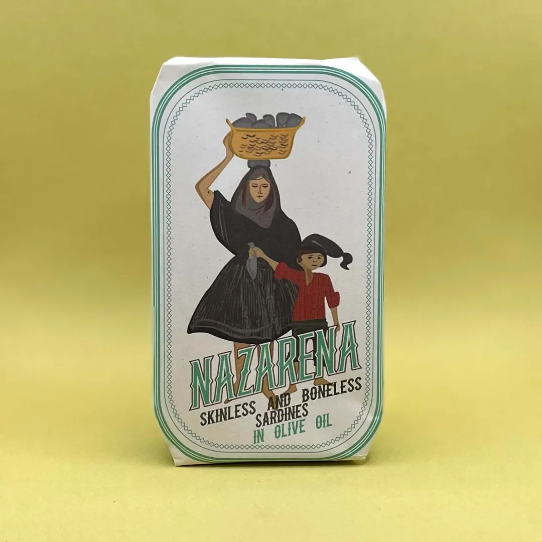 Nazarena Boneless and Skinless Sardines in Olive Oil-120gr