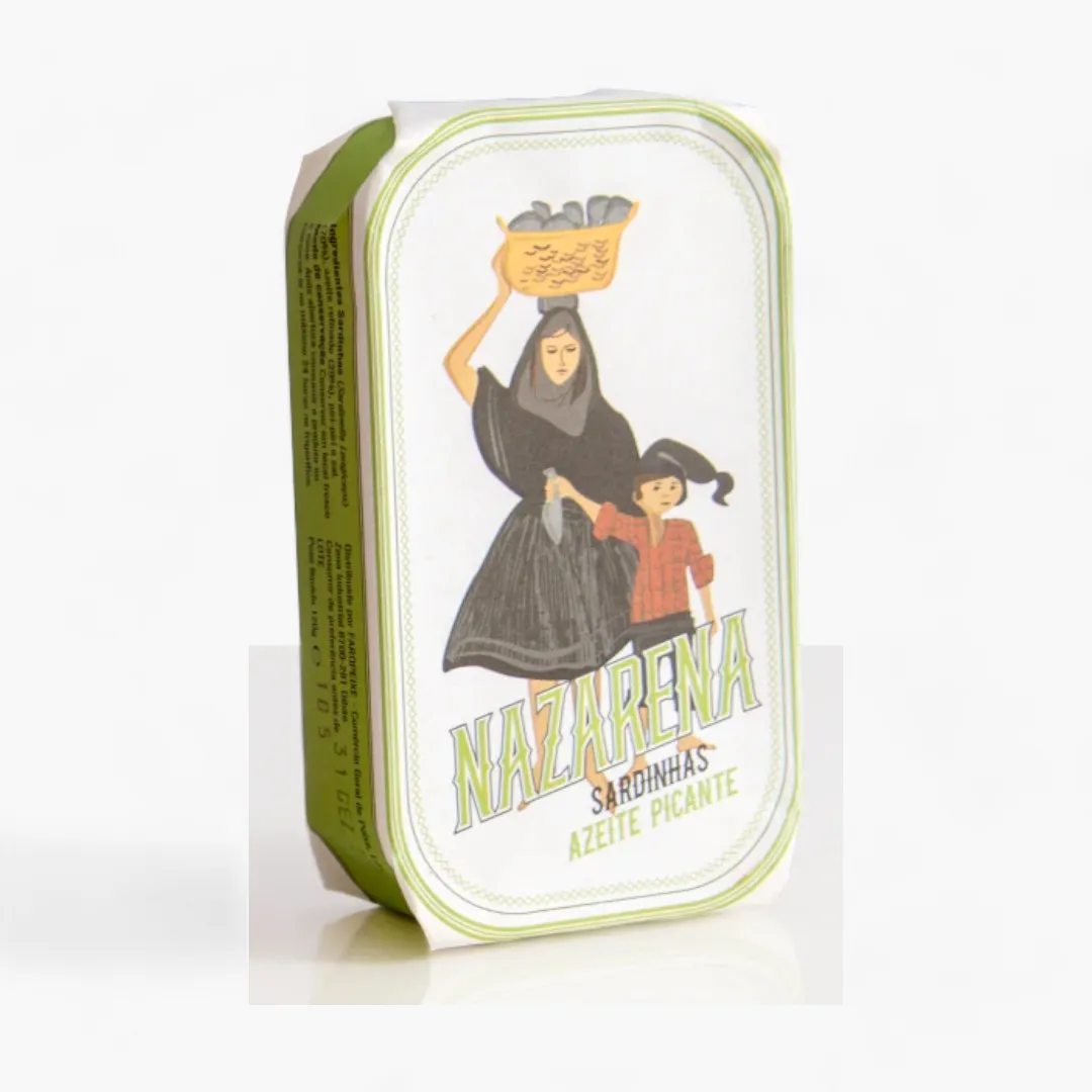 Nazarena Sardines in Spicy Olive Oil-120gr