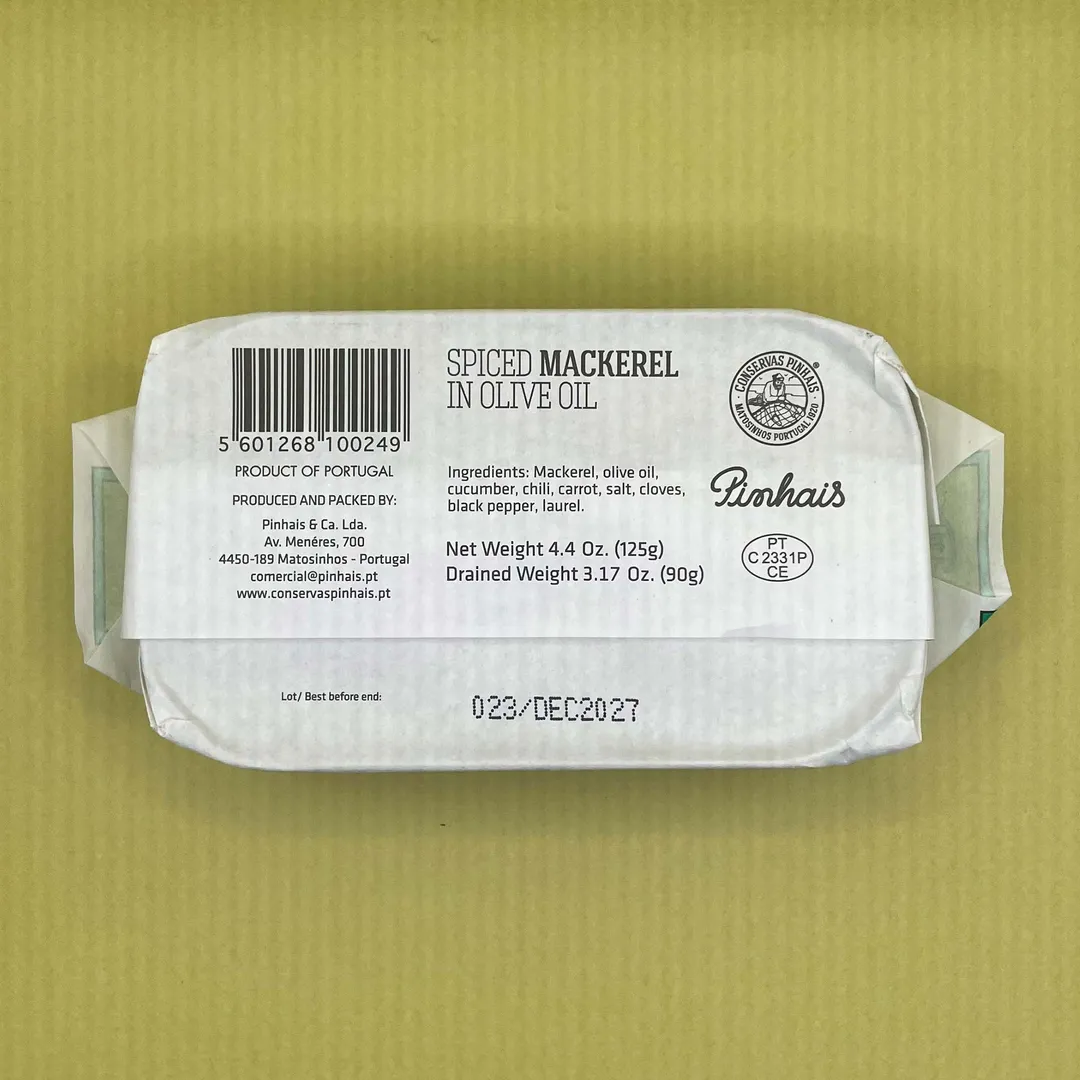 Nuri Spiced Mackerel in Olive Oil