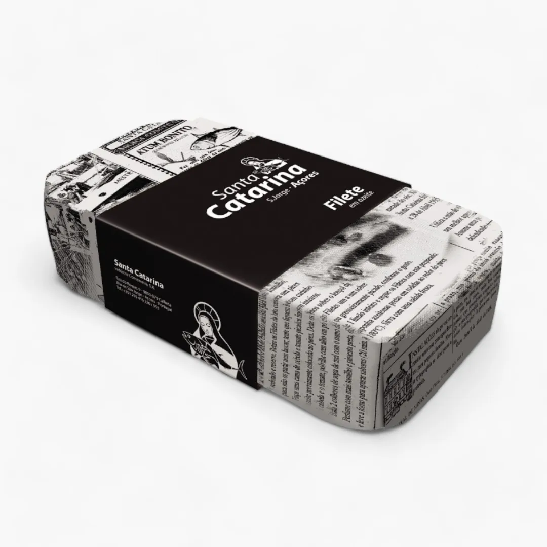 Santa Catarina Gourmet Tuna Fillets in Olive Oil-120gr