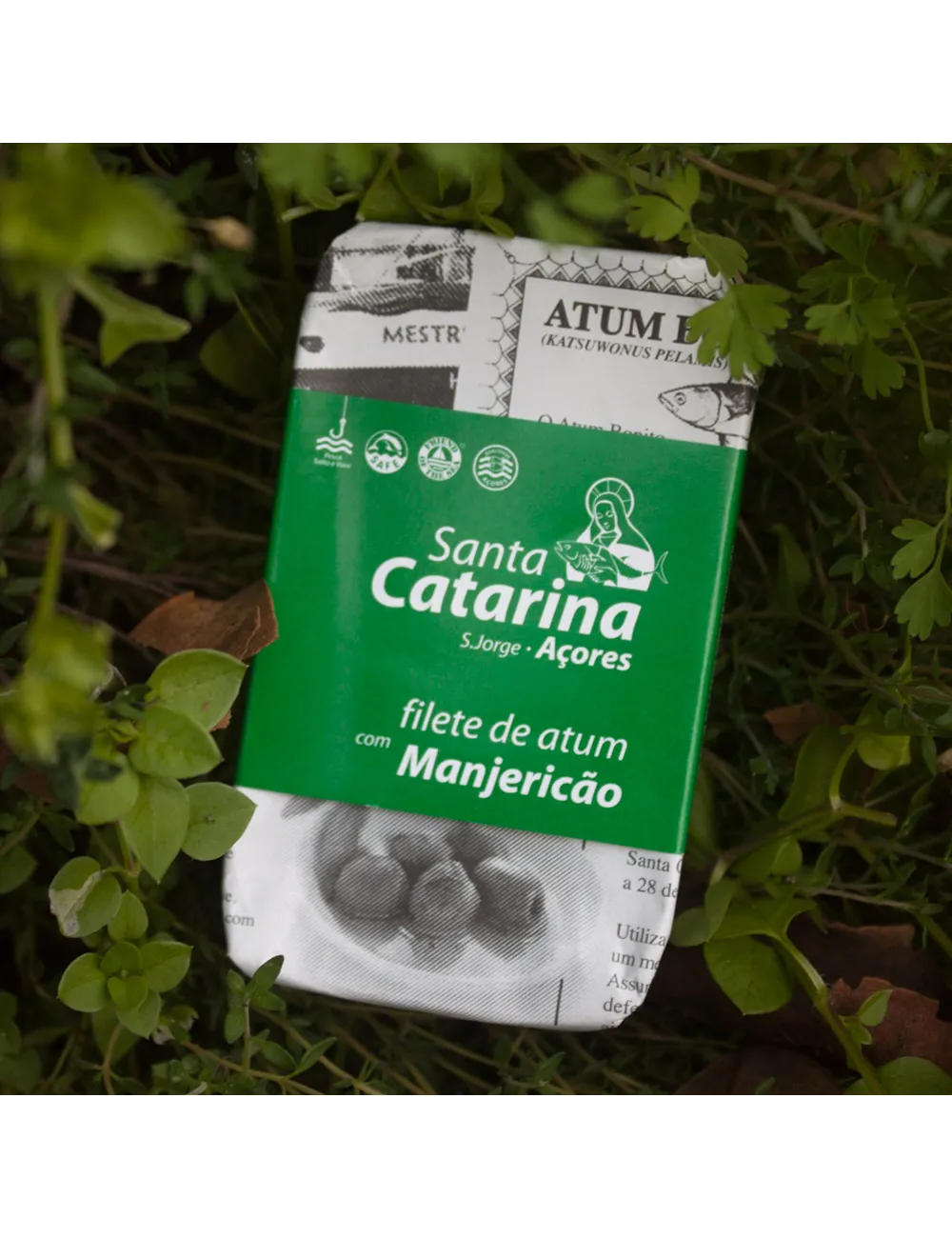 Santa Catarina Gourmet Tuna Fillets in Olive Oil and Basil-120gr