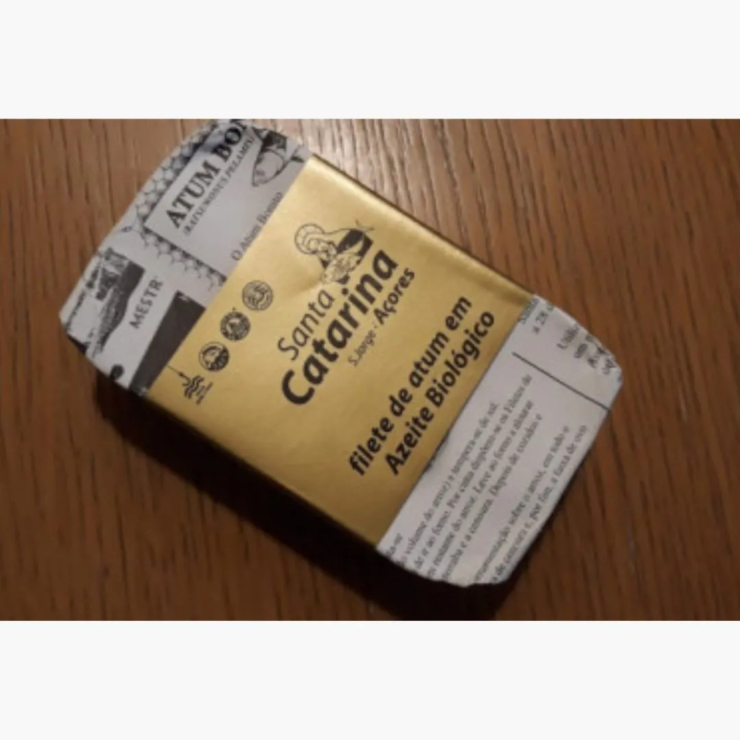 Santa Catarina Gourmet Tuna Fillets in Organic Olive Oil-120gr