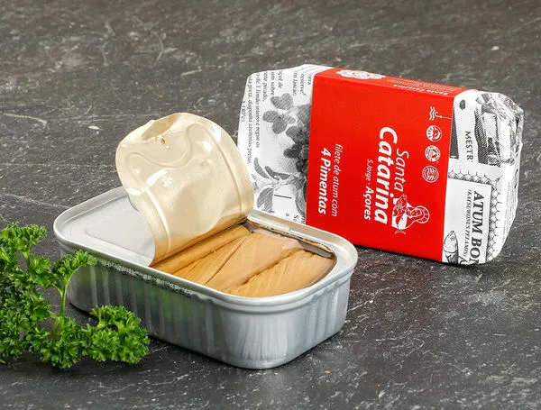 Santa Catarina Gourmet Tuna Fillets with 4 Peppers and Olive Oil-120gr