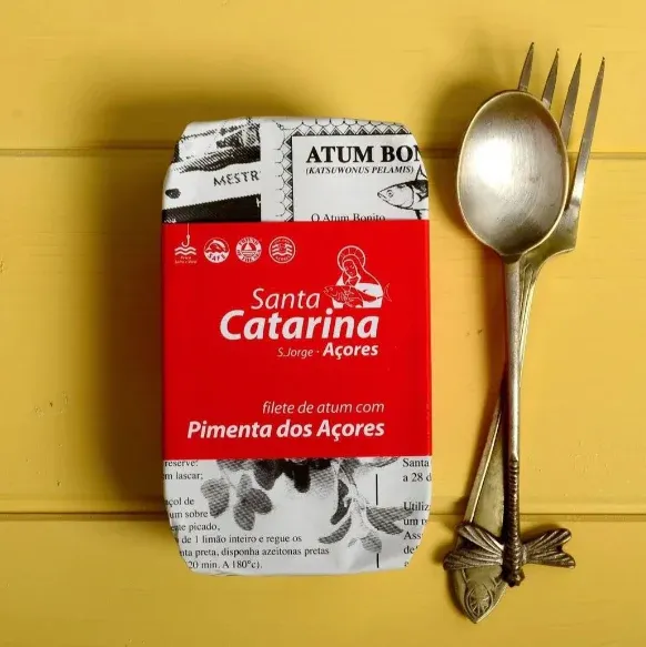 Santa Catarina Gourmet Tuna Fillets with Azorean Pepper and Olive Oil-120gr