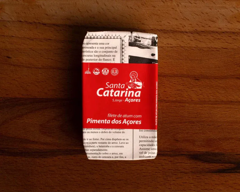 Santa Catarina Gourmet Tuna Fillets with Azorean Pepper and Olive Oil-120gr