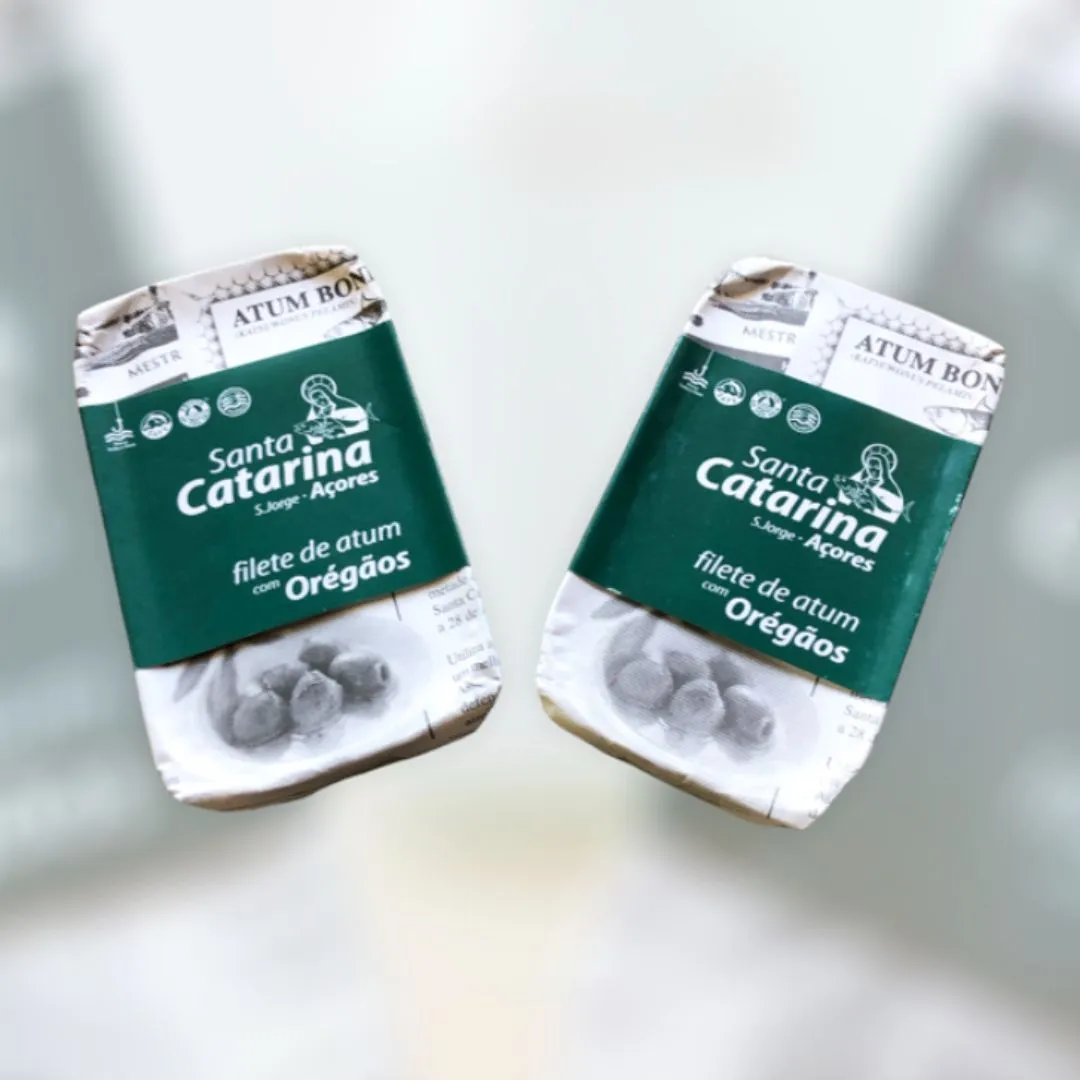 Santa Catarina Gourmet Tuna Fillets with Oregano in Olive Oil-120gr