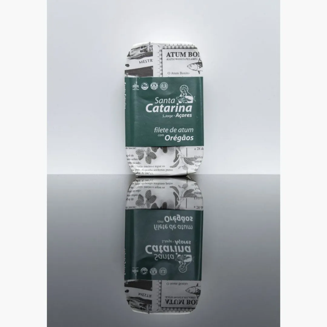Santa Catarina Gourmet Tuna Fillets with Oregano in Olive Oil-120gr