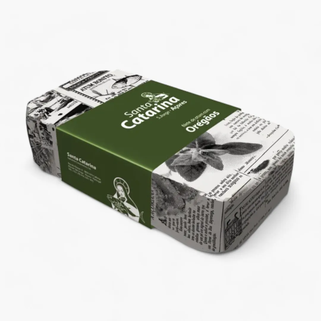Santa Catarina Gourmet Tuna Fillets with Oregano in Olive Oil-120gr