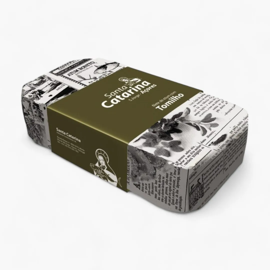 Santa Catarina Gourmet Tuna Fillets with Thyme and Olive Oil-120gr