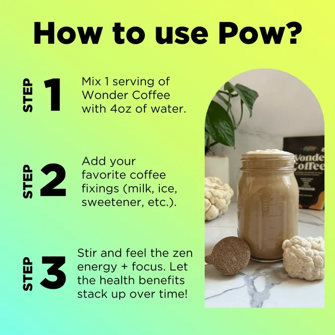 Wonder Coffee – Functional Mushroom Coffee with Adaptogens (Tremella - Vegan)