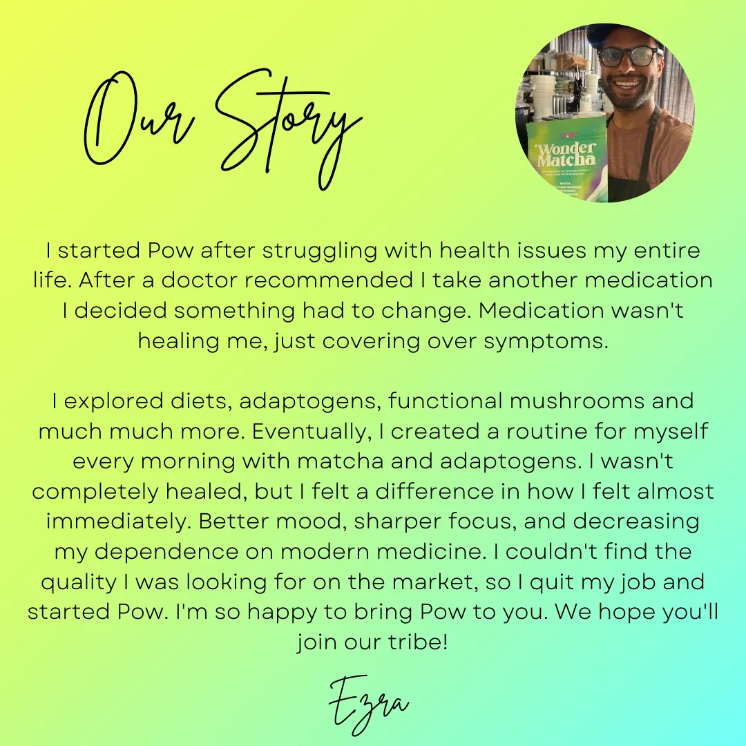 Wonder Matcha — Functional Matcha w Mushrooms & Adaptogens (Lightly Sweetened)