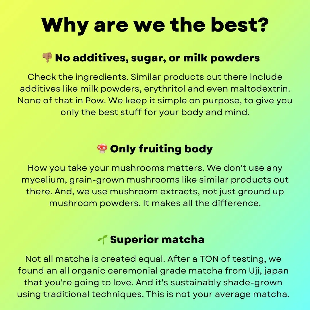 Wonder Matcha — Functional Matcha w Mushrooms & Adaptogens (Lightly Sweetened)