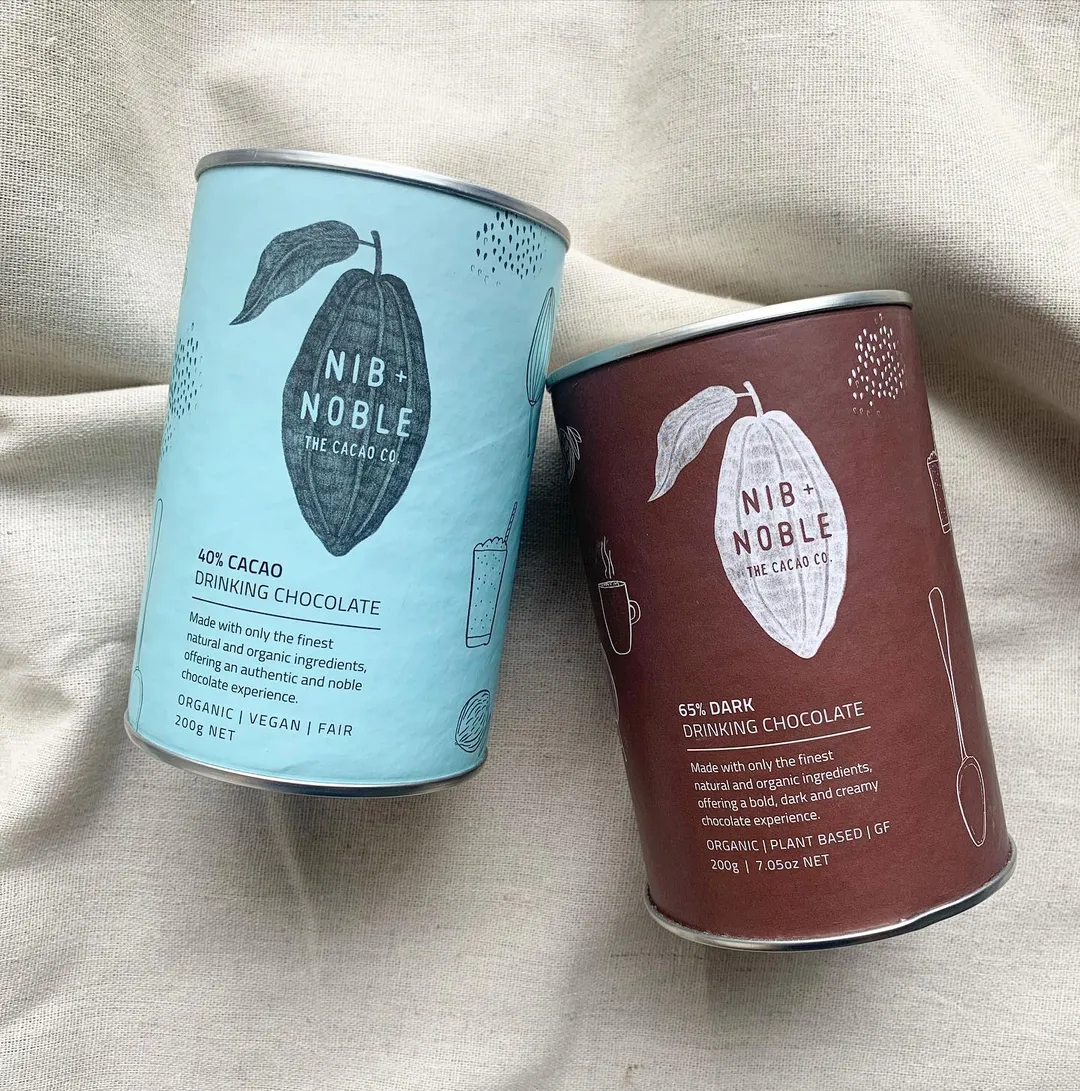 Organic Dark Drinking Chocolate 65% Cacao 200g